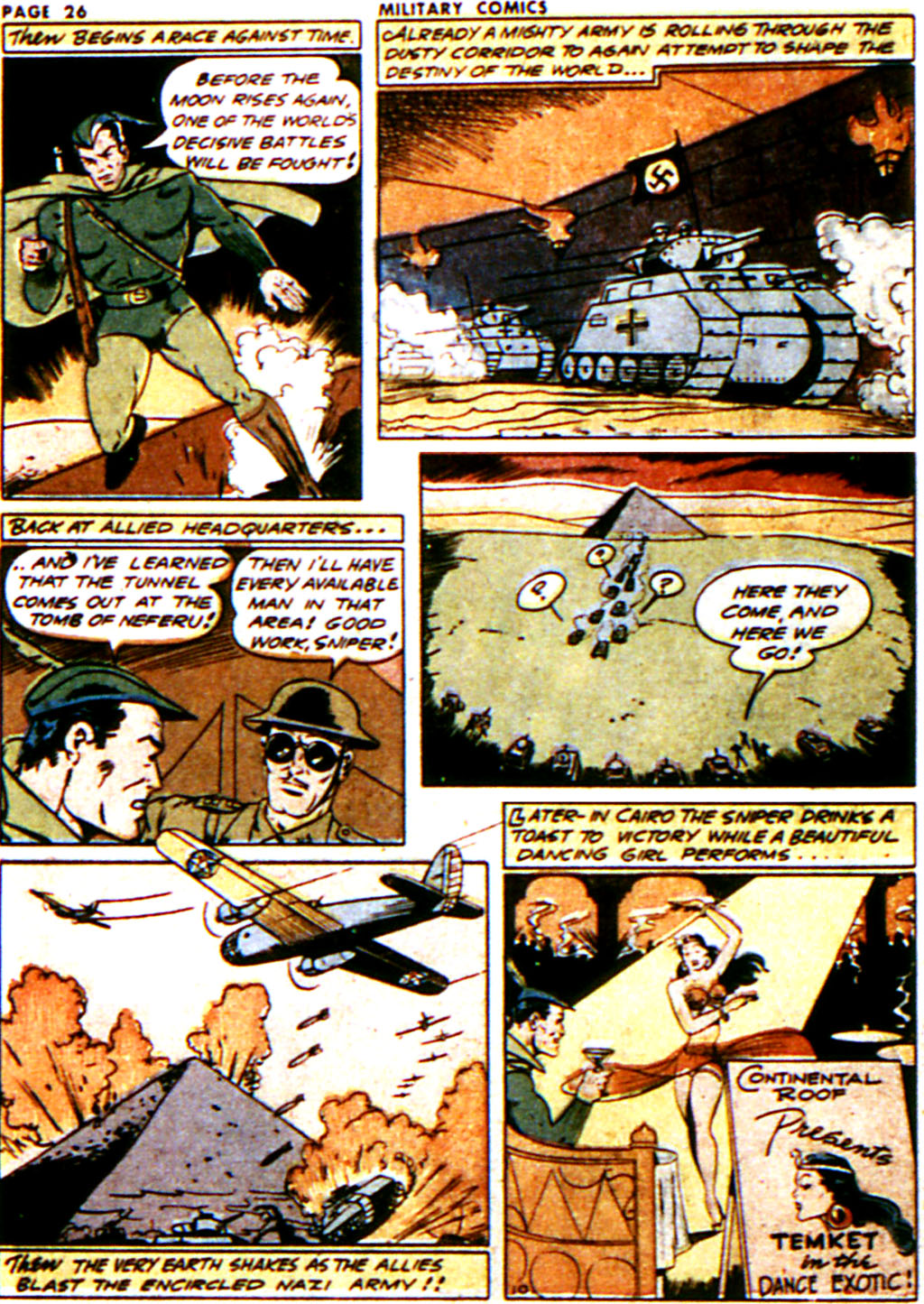 Military Comics #16 (Quality Comics), page 28. Public domain (US).