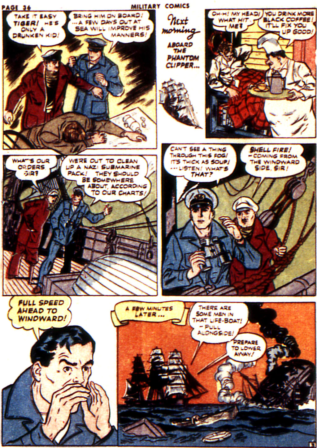 Military Comics #16 (Quality Comics), page 37. Public domain (US).