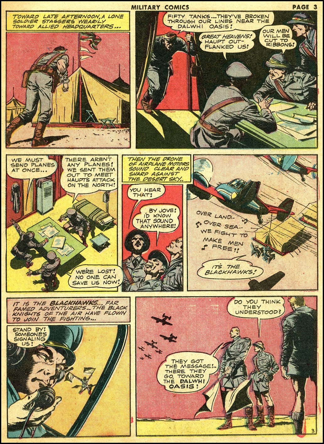 Military Comics #16 (Quality Comics), page 5. Public domain (US).