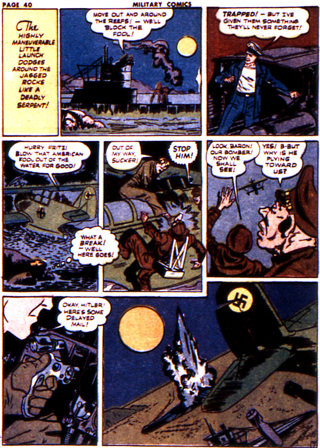 Military Comics #16 (Quality Comics), page 41. Public domain (US).