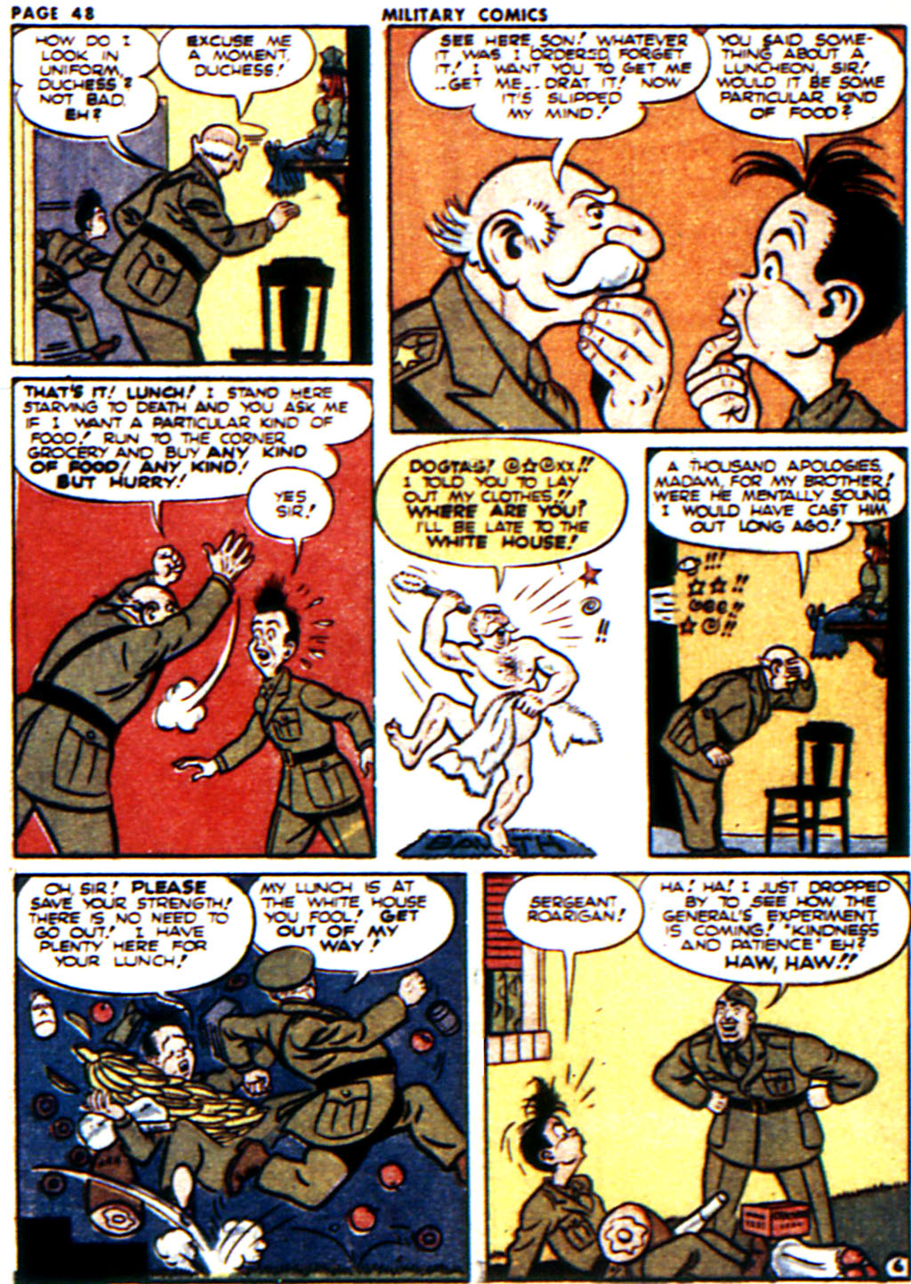 Military Comics #16 (Quality Comics), page 49. Public domain (US).