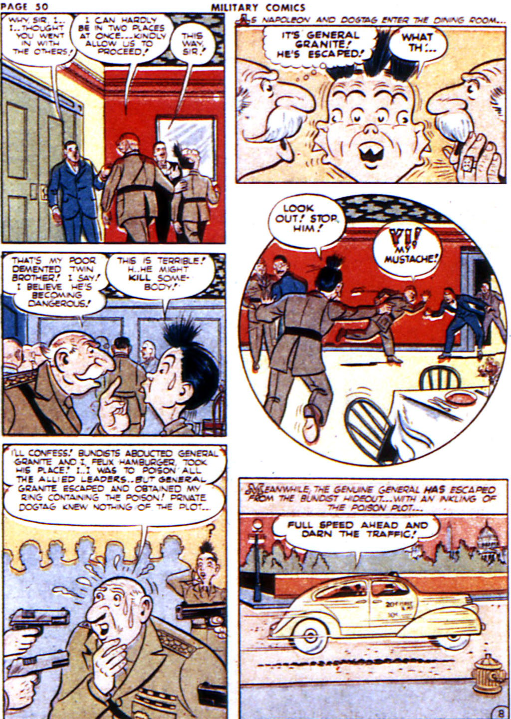 Military Comics #16 (Quality Comics), page 51. Public domain (US).