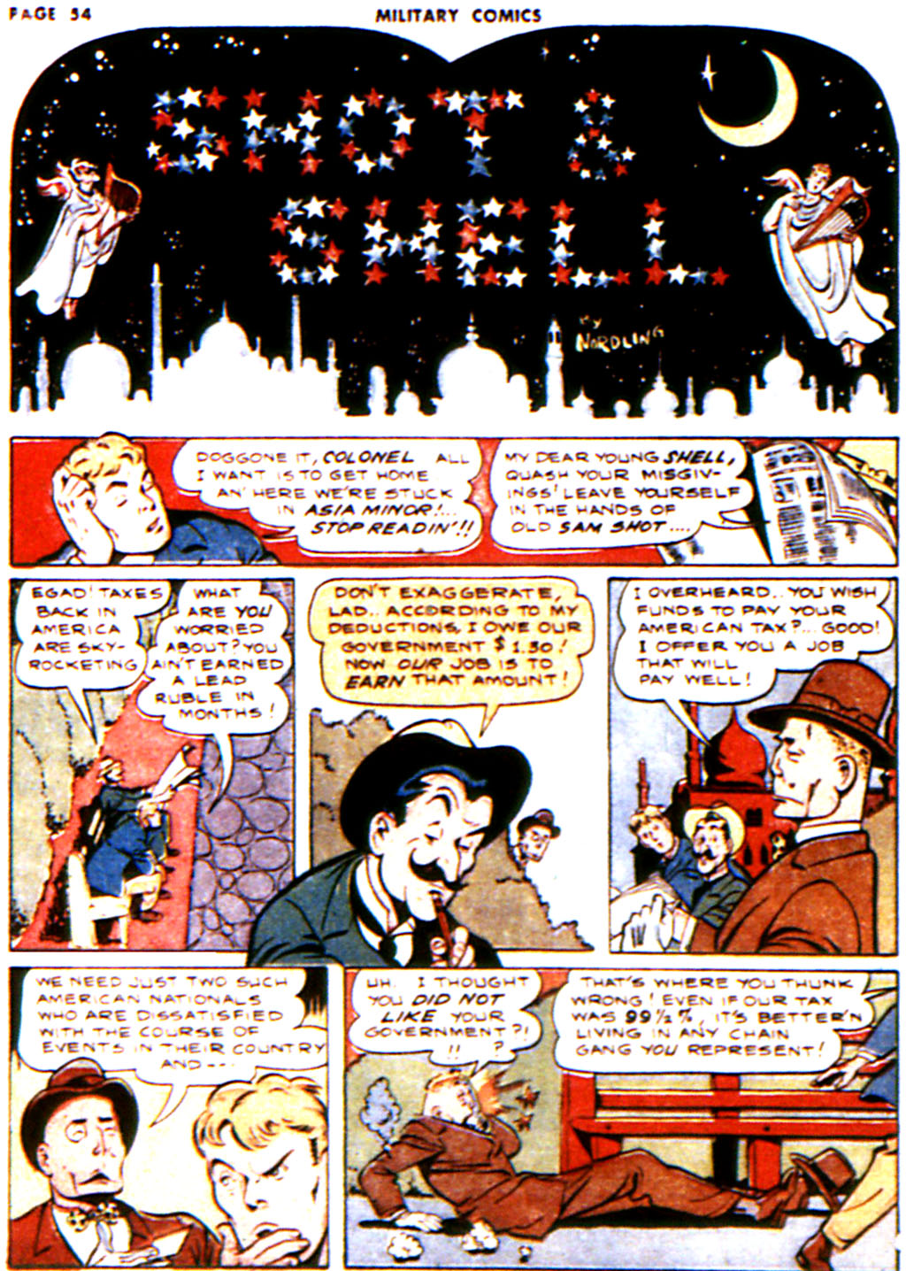 Military Comics #16 (Quality Comics), page 55. Public domain (US).