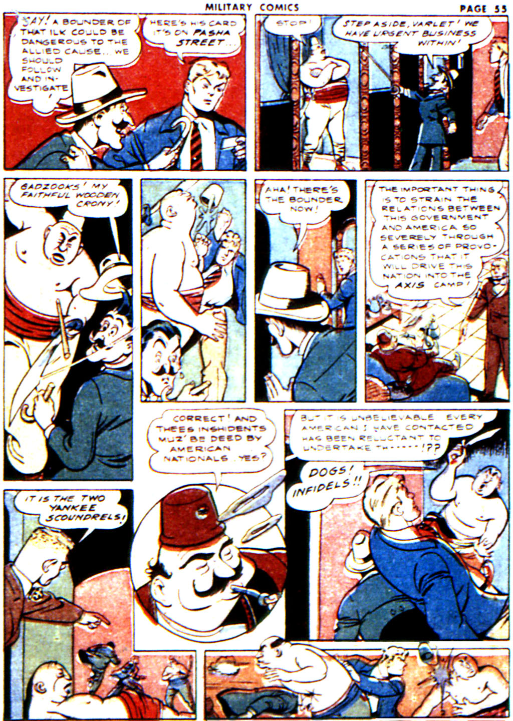 Military Comics #16 (Quality Comics), page 56. Public domain (US).