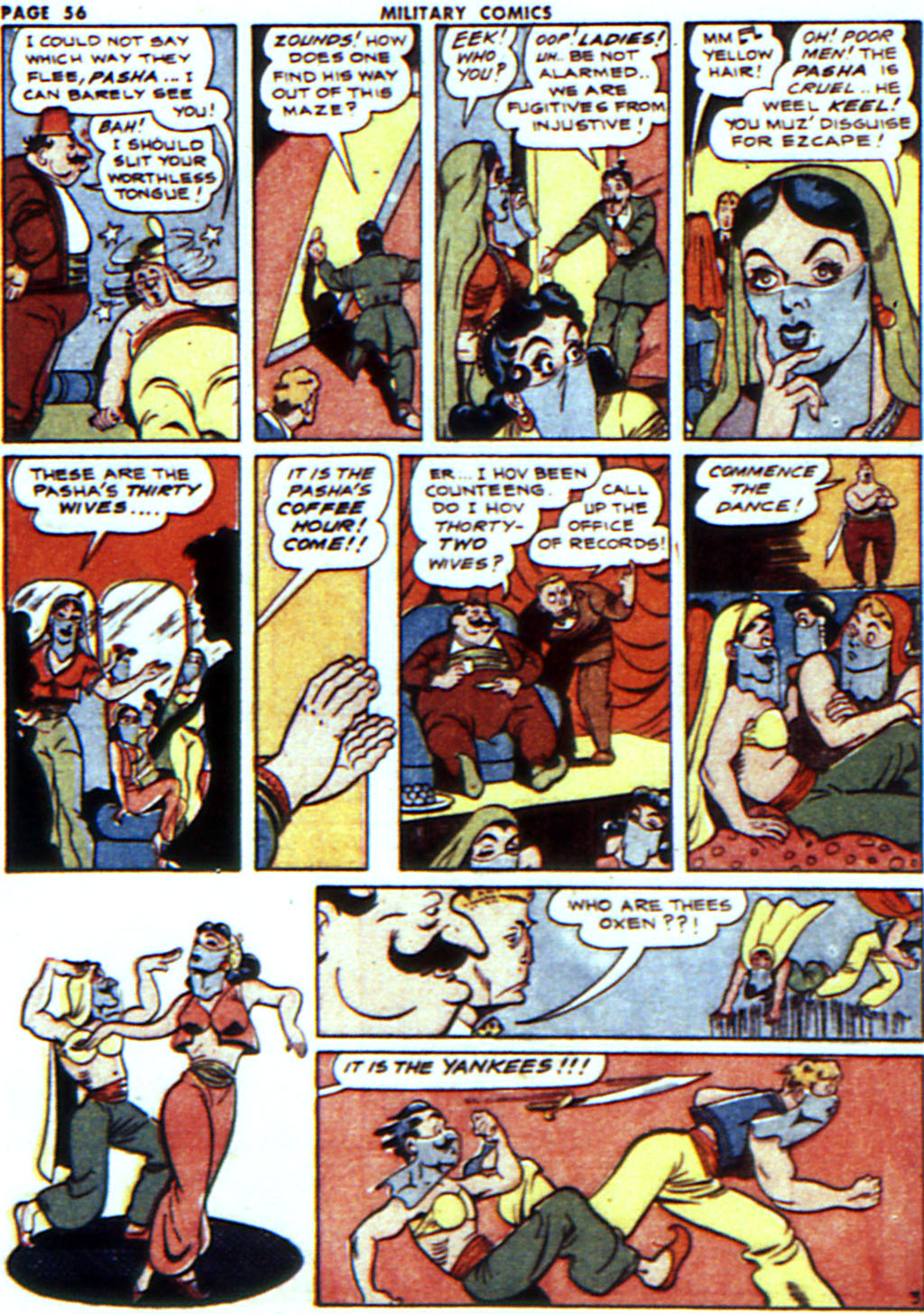 Military Comics #16 (Quality Comics), page 57. Public domain (US).