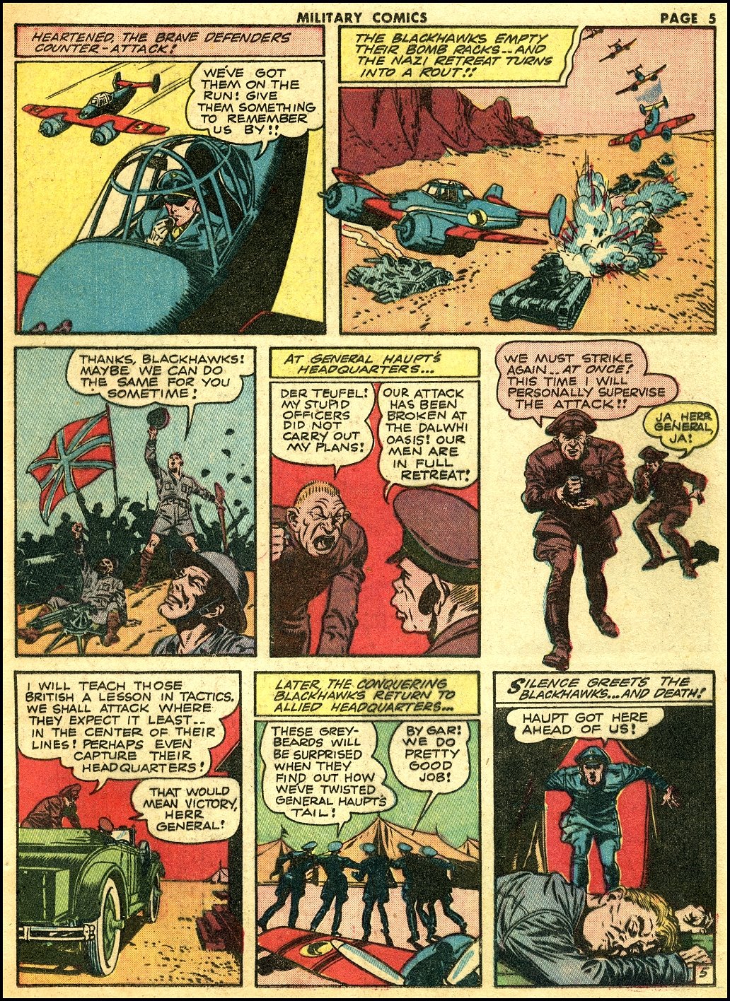 Military Comics #16 (Quality Comics), page 7. Public domain (US).