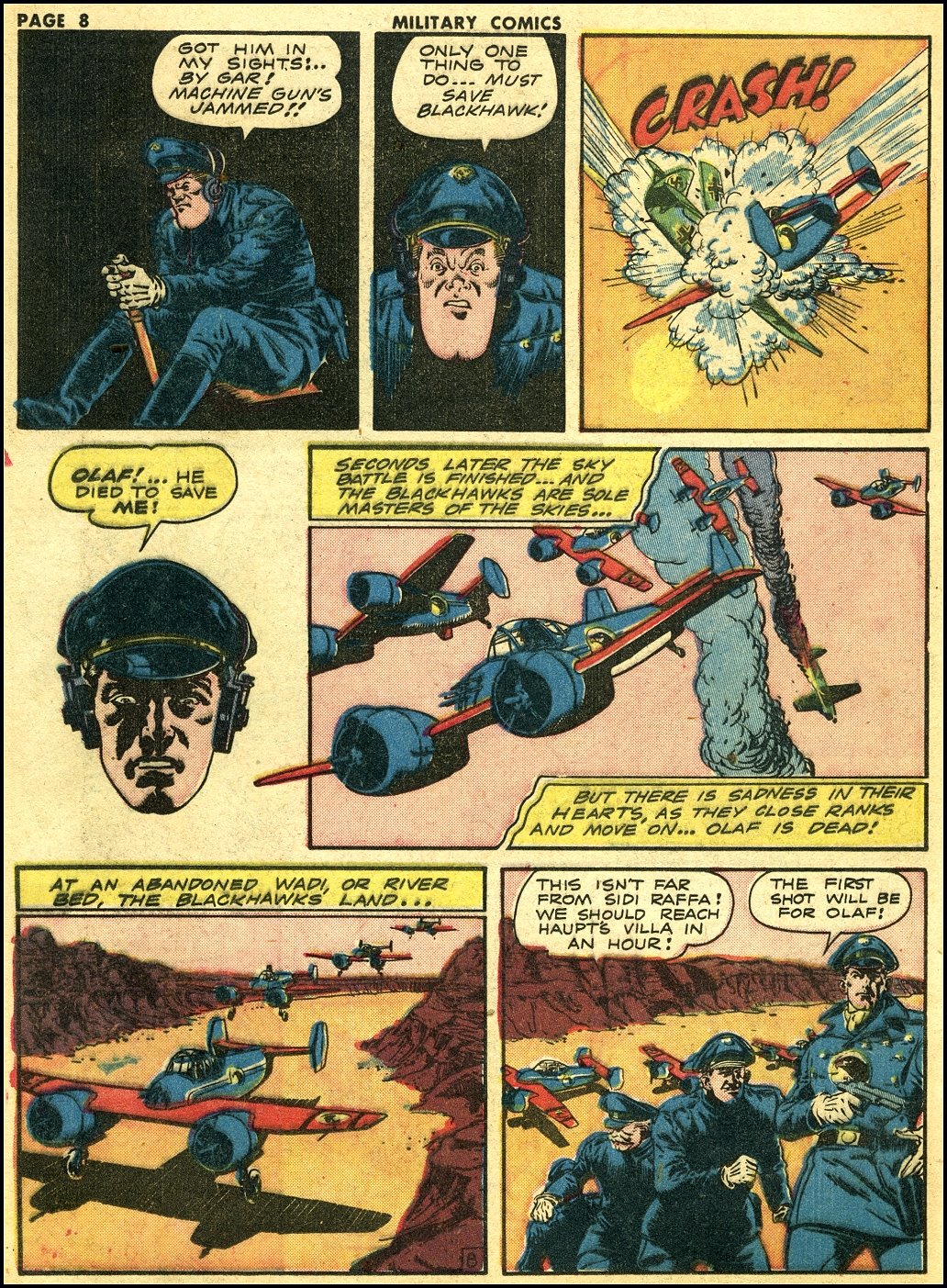 Military Comics #16 (Quality Comics), page 10. Public domain (US).