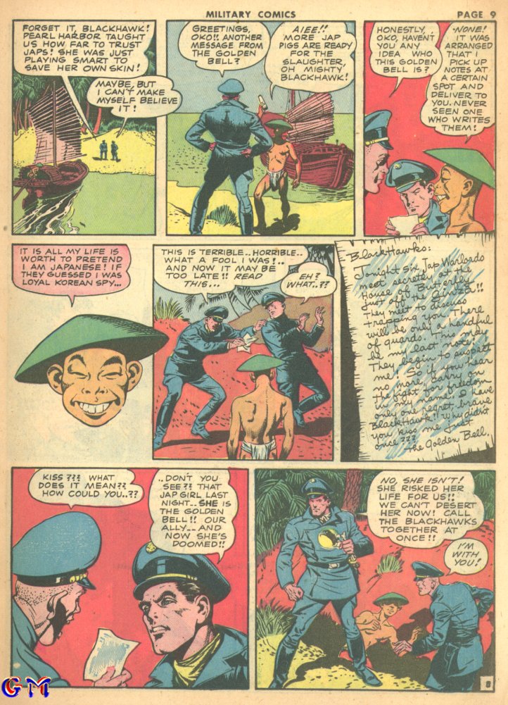 Military Comics #17 (Quality Comics), page 11. Public domain (US).