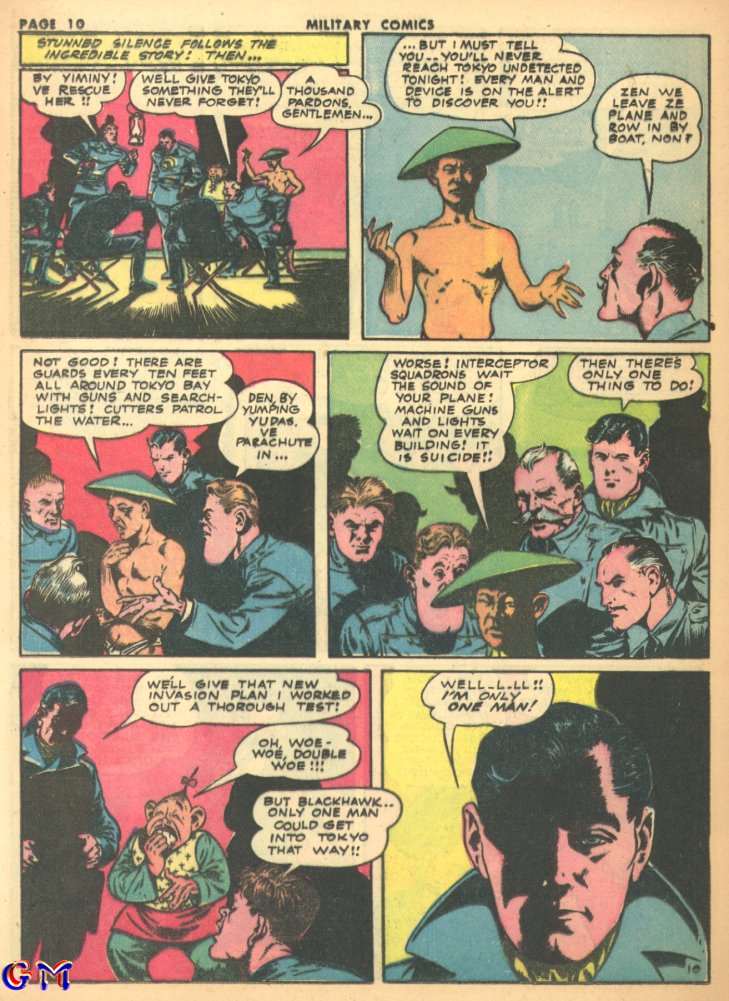 Military Comics #17 (Quality Comics), page 12. Public domain (US).