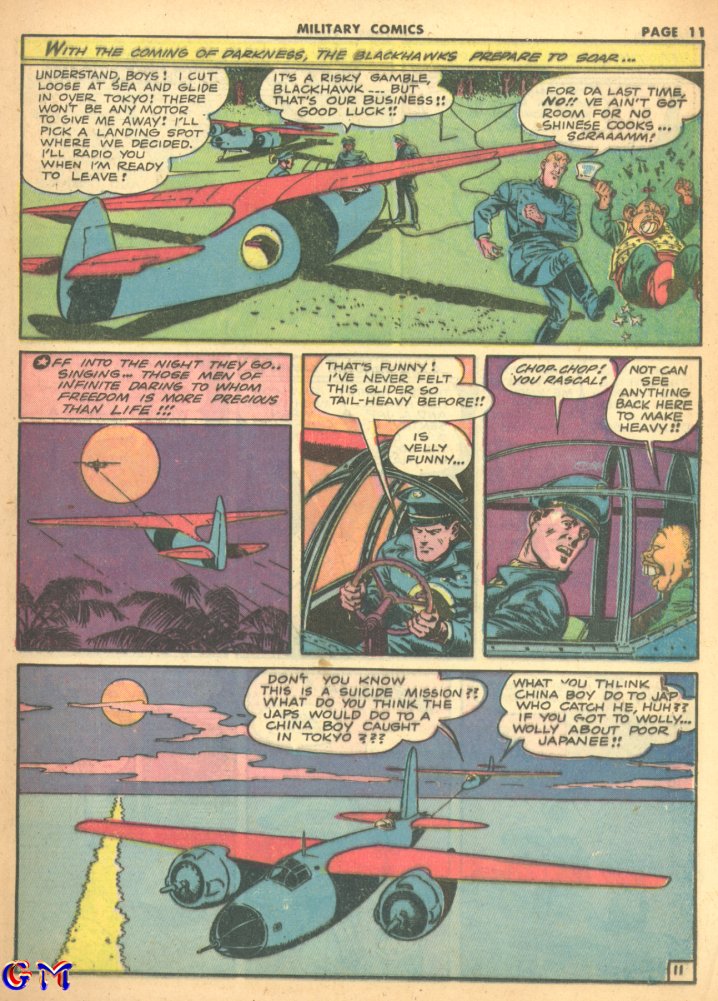 Military Comics #17 (Quality Comics), page 13. Public domain (US).