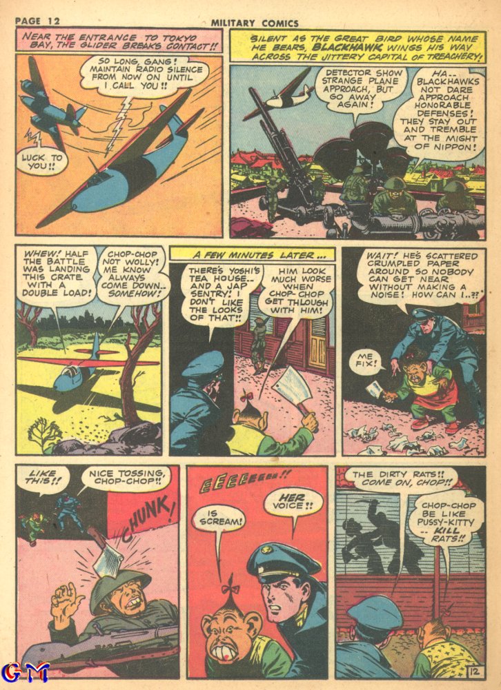 Military Comics #17 (Quality Comics), page 14. Public domain (US).