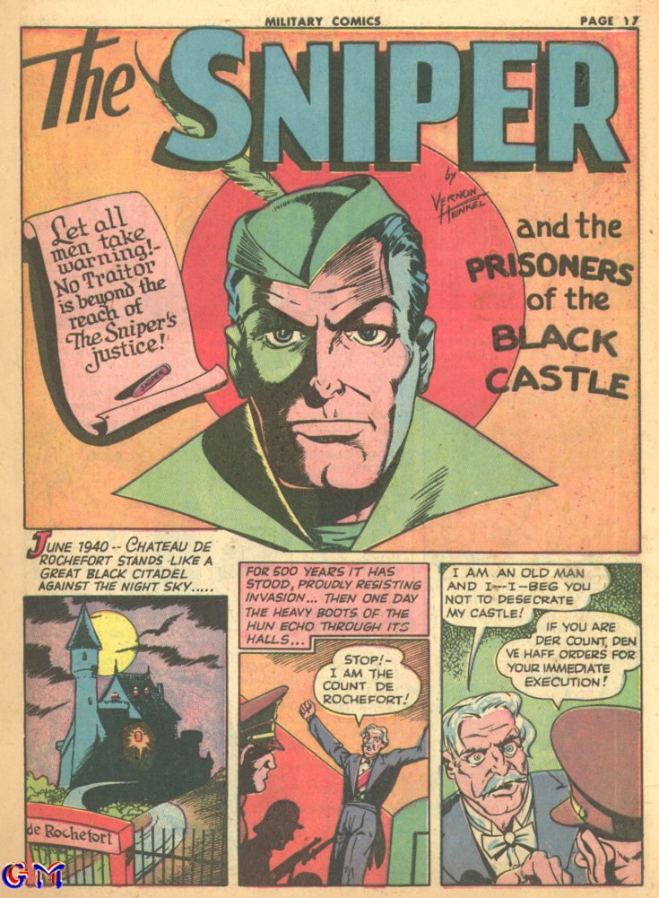 Military Comics #17 (Quality Comics), page 19. Public domain (US).