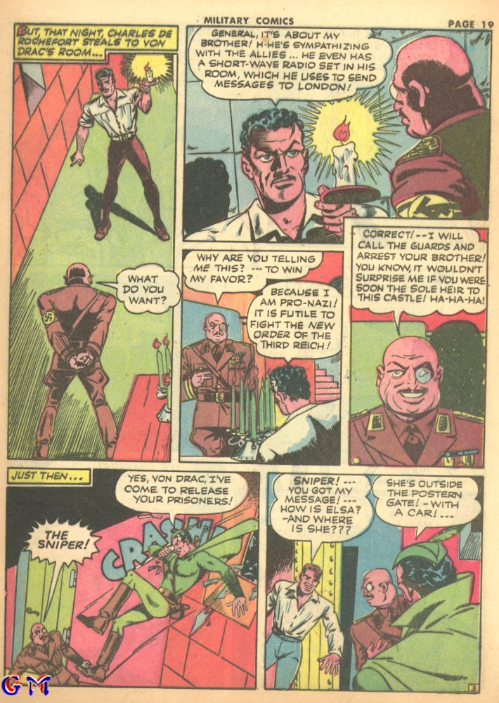 Military Comics #17 (Quality Comics), page 21. Public domain (US).