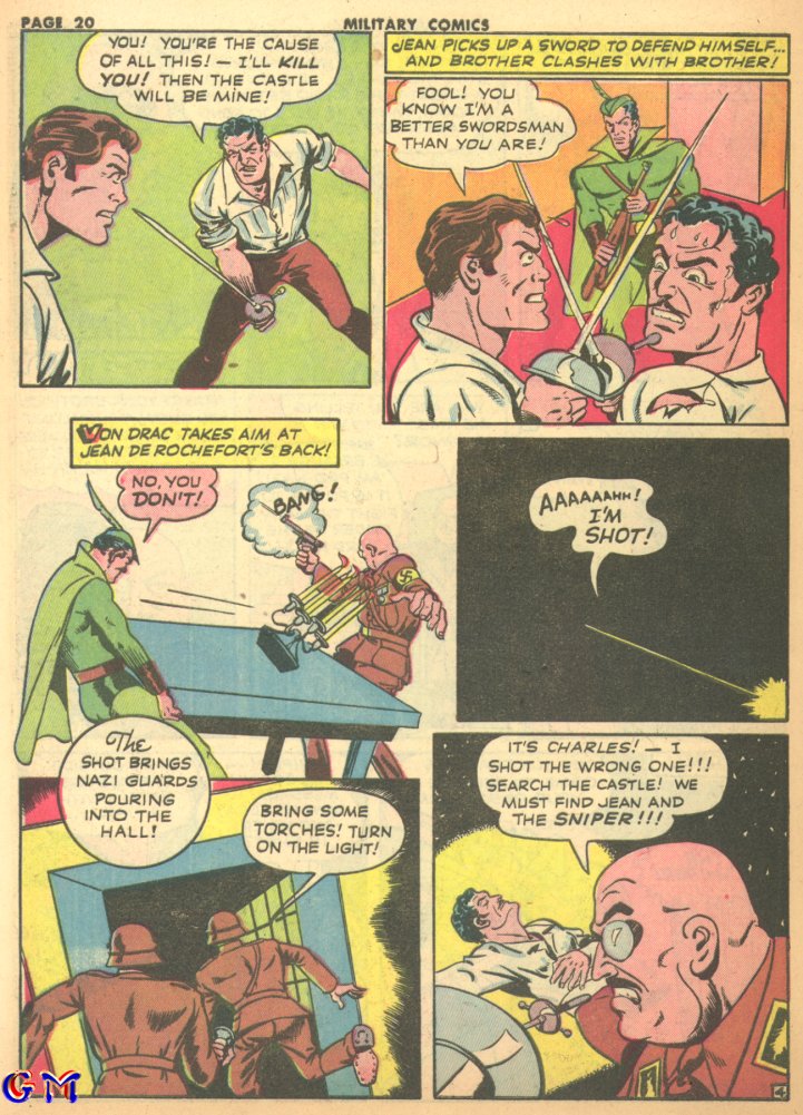 Military Comics #17 (Quality Comics), page 22. Public domain (US).