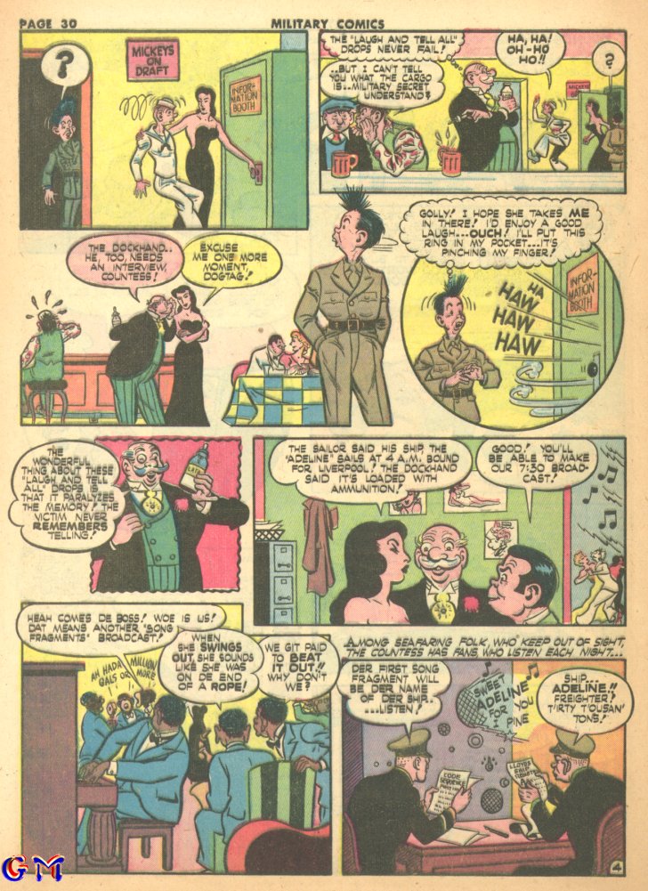Military Comics #17 (Quality Comics), page 32. Public domain (US).