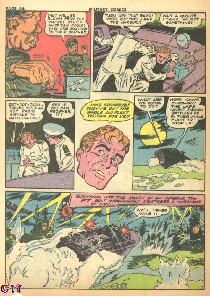 Military Comics #17 (Quality Comics), page 48. Public domain (US).