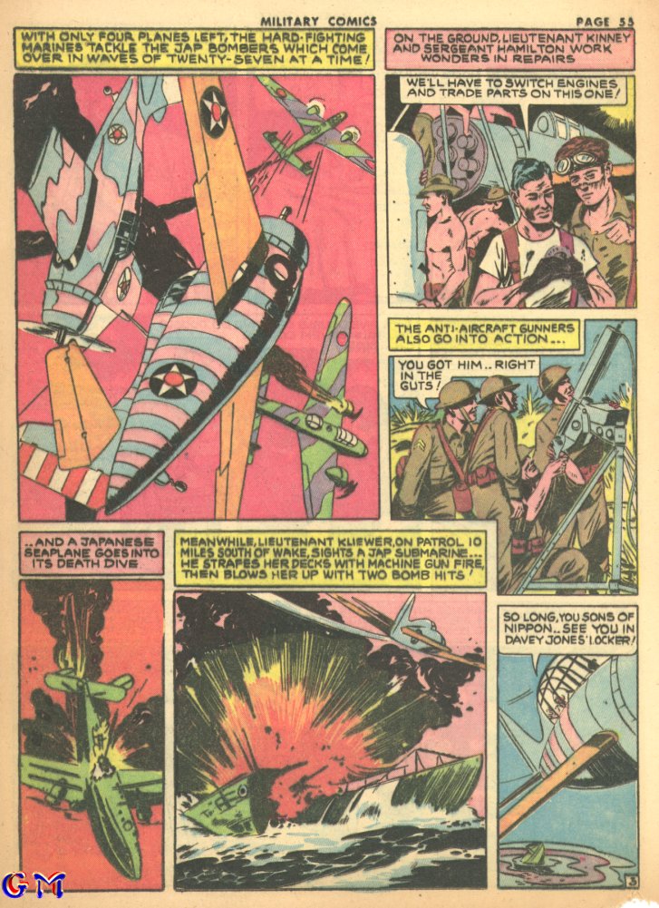 Military Comics #17 (Quality Comics), page 57. Public domain (US).