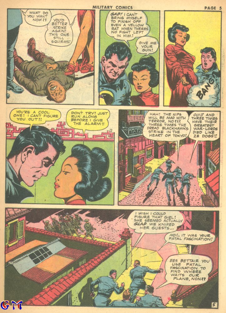 Military Comics #17 (Quality Comics), page 7. Public domain (US).