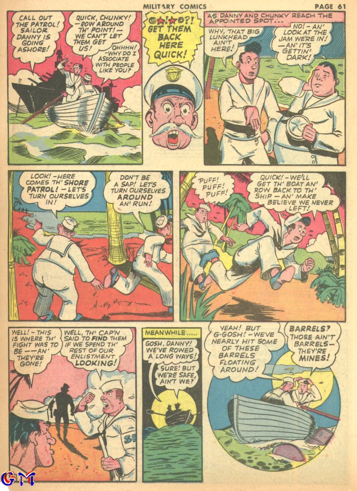 Military Comics #17 (Quality Comics), page 63. Public domain (US).