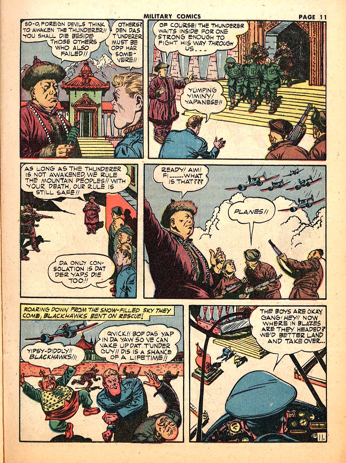 Military Comics #18 (Quality Comics), page 13. Public domain (US).