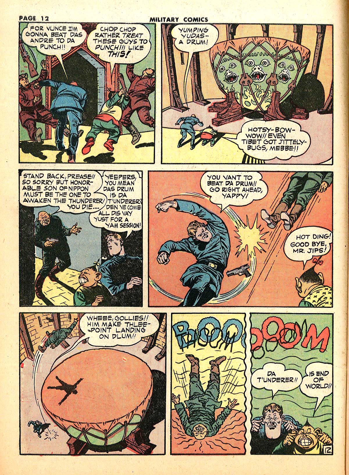 Military Comics #18 (Quality Comics), page 14. Public domain (US).