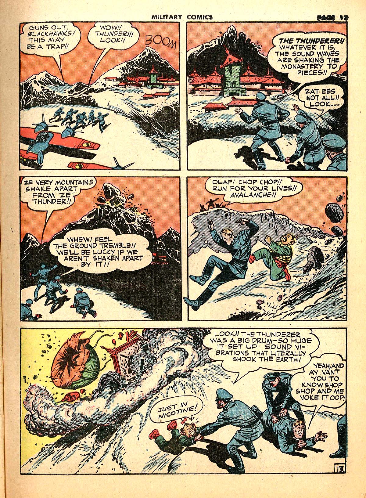 Military Comics #18 (Quality Comics), page 15. Public domain (US).