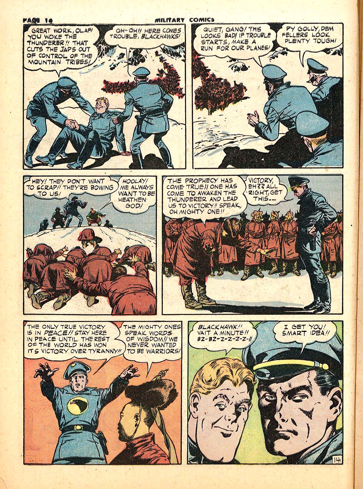 Military Comics #18 (Quality Comics), page 16. Public domain (US).