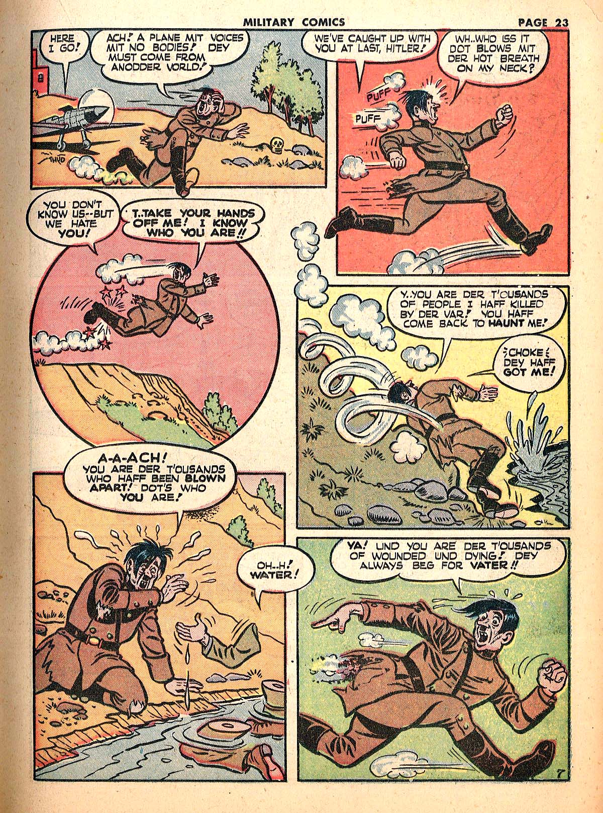 Military Comics #18 (Quality Comics), page 25. Public domain (US).