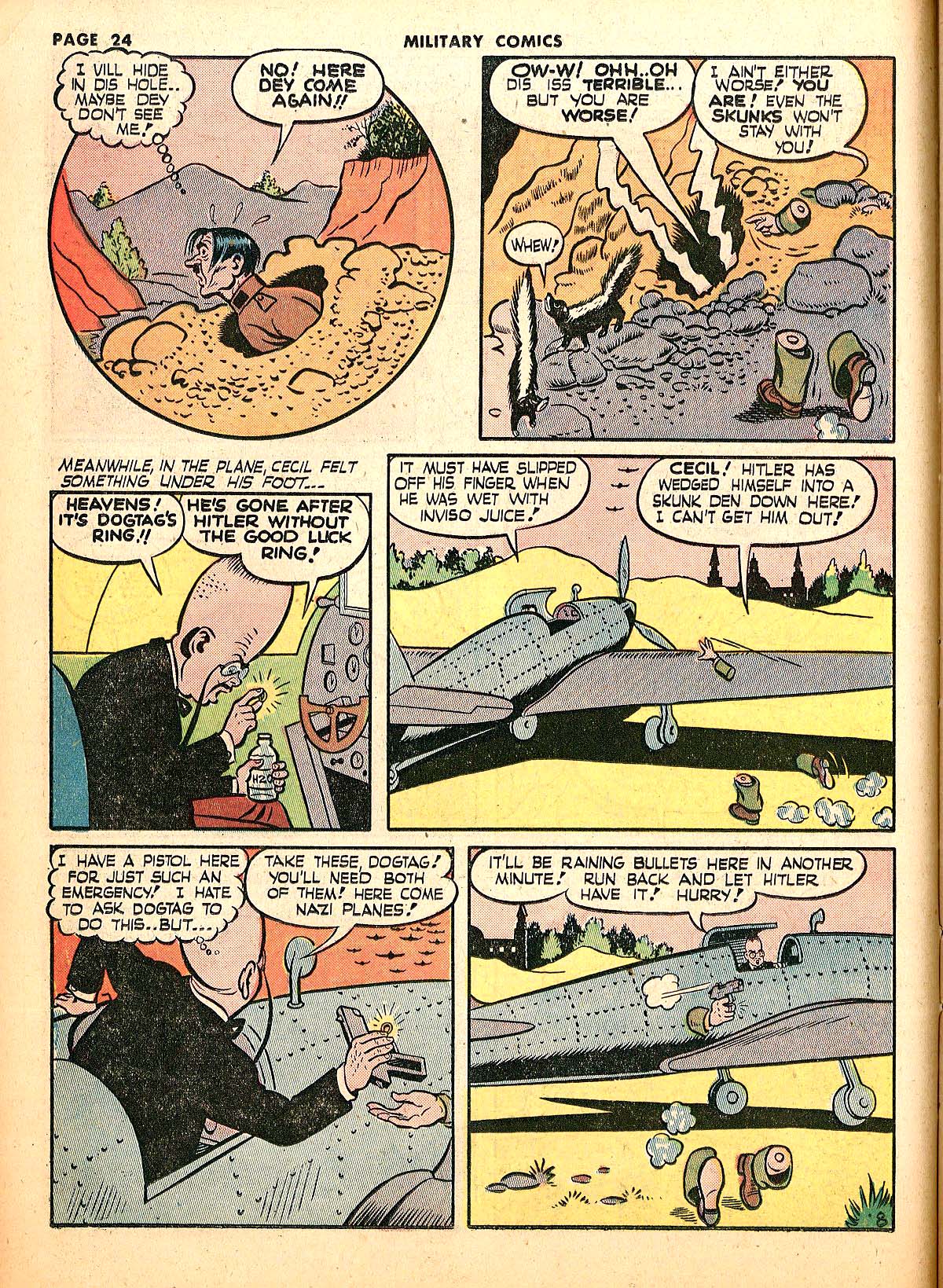 Military Comics #18 (Quality Comics), page 26. Public domain (US).
