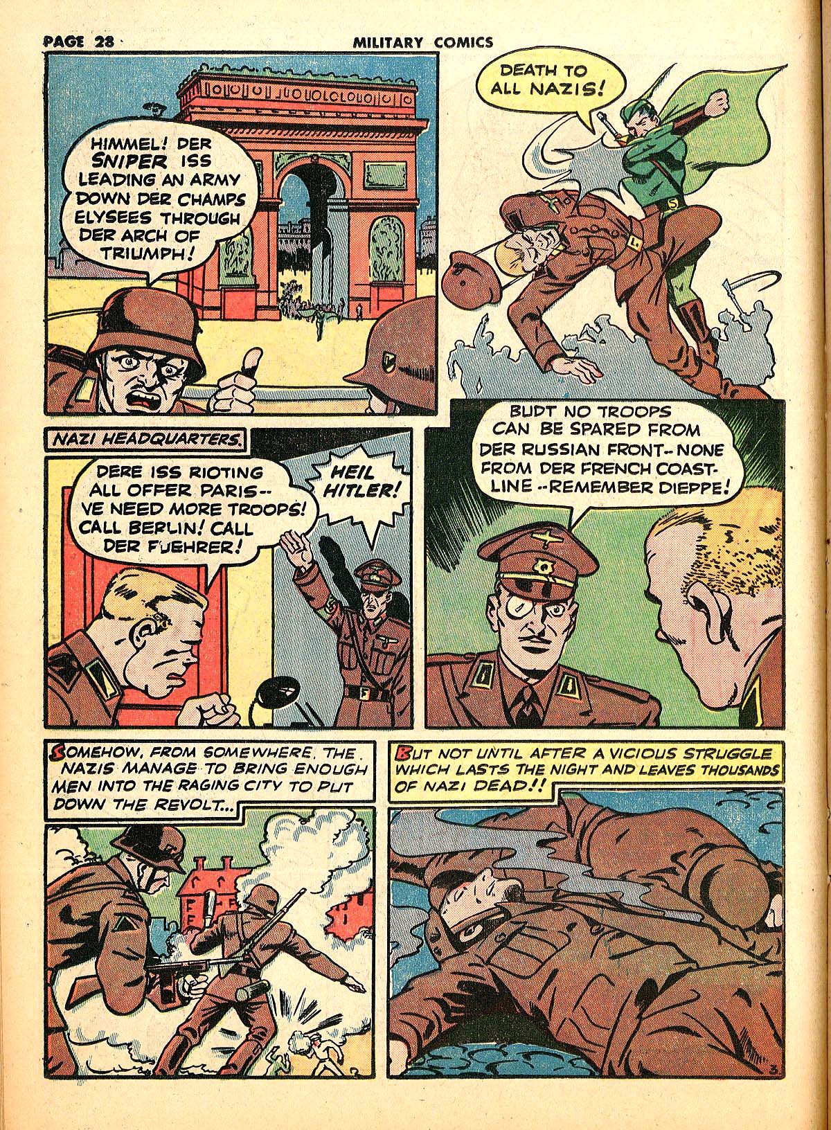 Military Comics #18 (Quality Comics), page 30. Public domain (US).