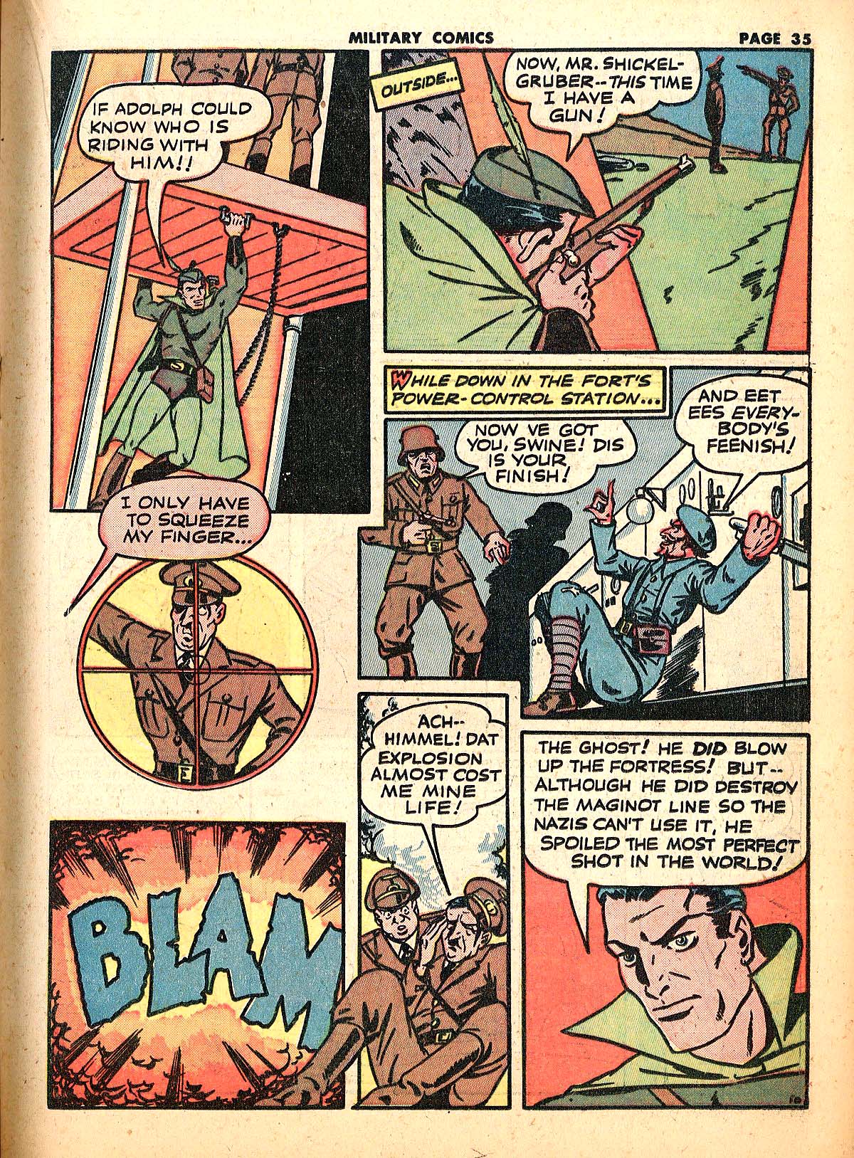 Military Comics #18 (Quality Comics), page 37. Public domain (US).