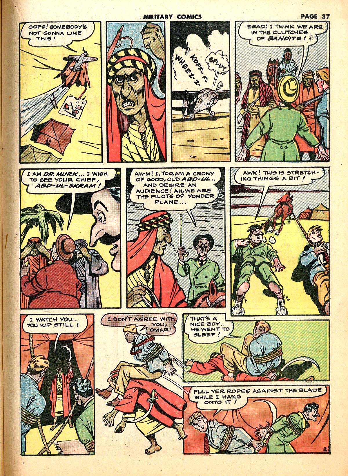 Military Comics #18 (Quality Comics), page 39. Public domain (US).