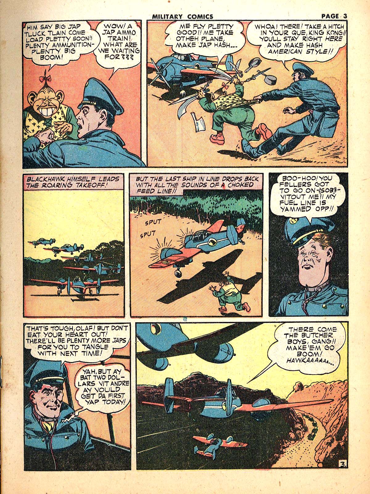 Military Comics #18 (Quality Comics), page 5. Public domain (US).