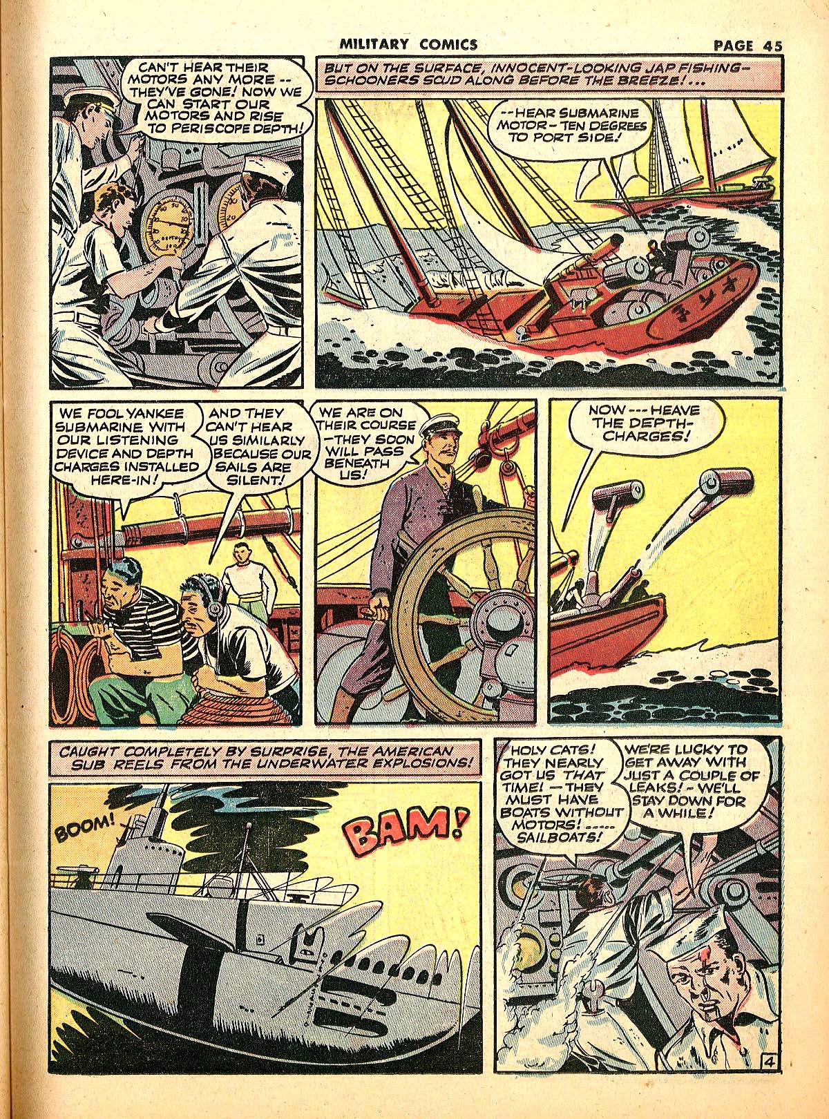 Military Comics #18 (Quality Comics), page 47. Public domain (US).