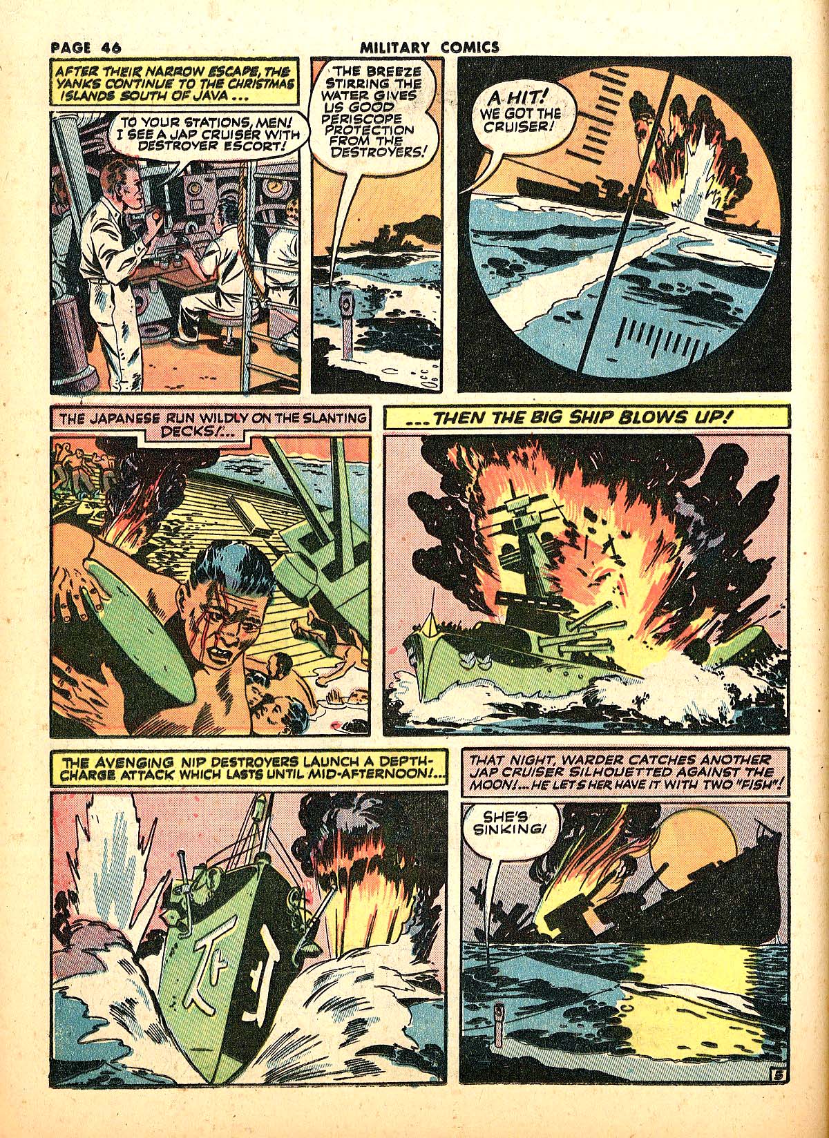 Military Comics #18 (Quality Comics), page 48. Public domain (US).