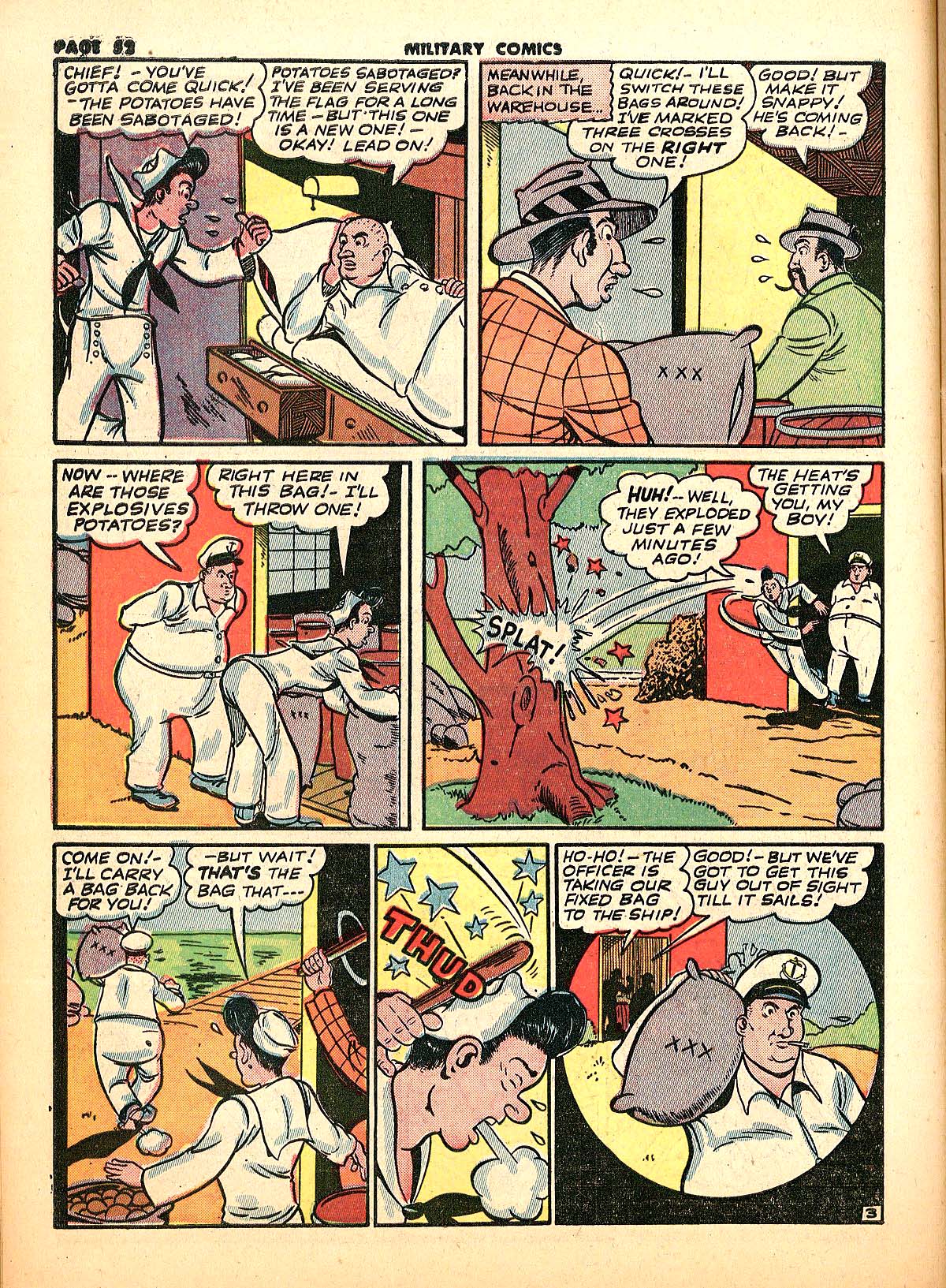 Military Comics #18 (Quality Comics), page 54. Public domain (US).