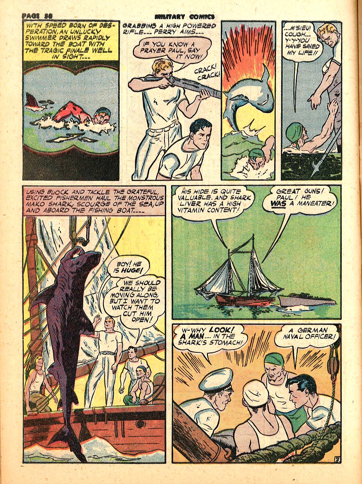 Military Comics #18 (Quality Comics), page 60. Public domain (US).