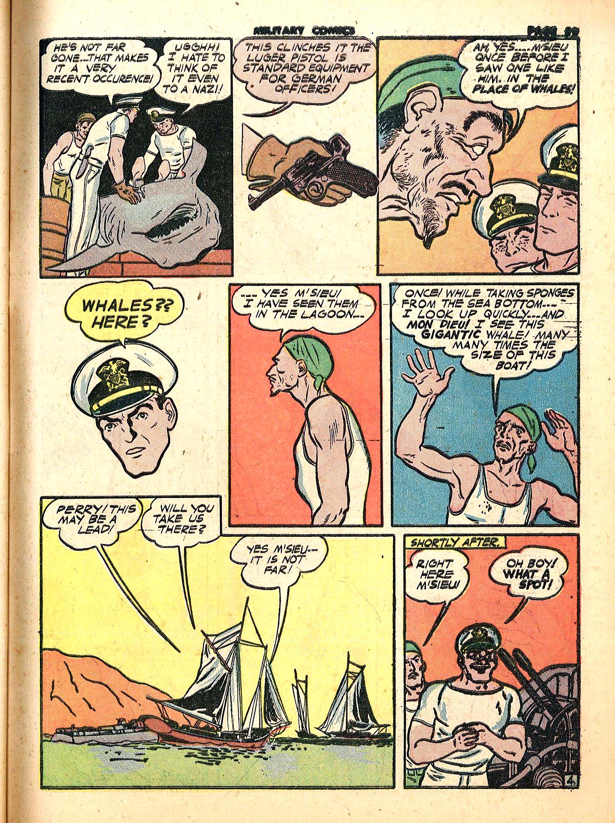 Military Comics #18 (Quality Comics), page 61. Public domain (US).