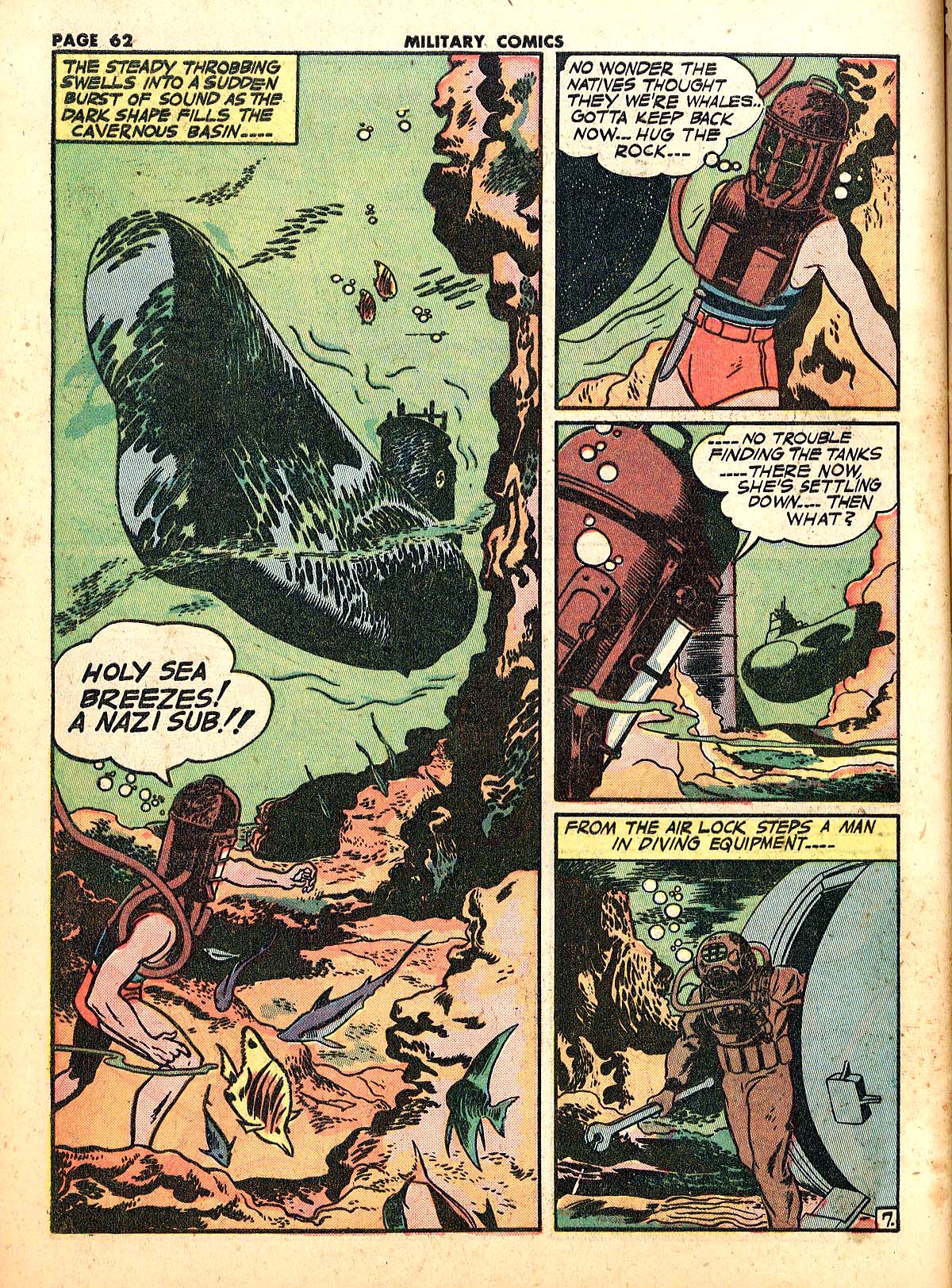 Military Comics #18 (Quality Comics), page 64. Public domain (US).