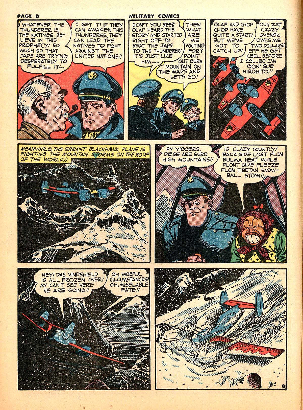 Military Comics #18 (Quality Comics), page 10. Public domain (US).