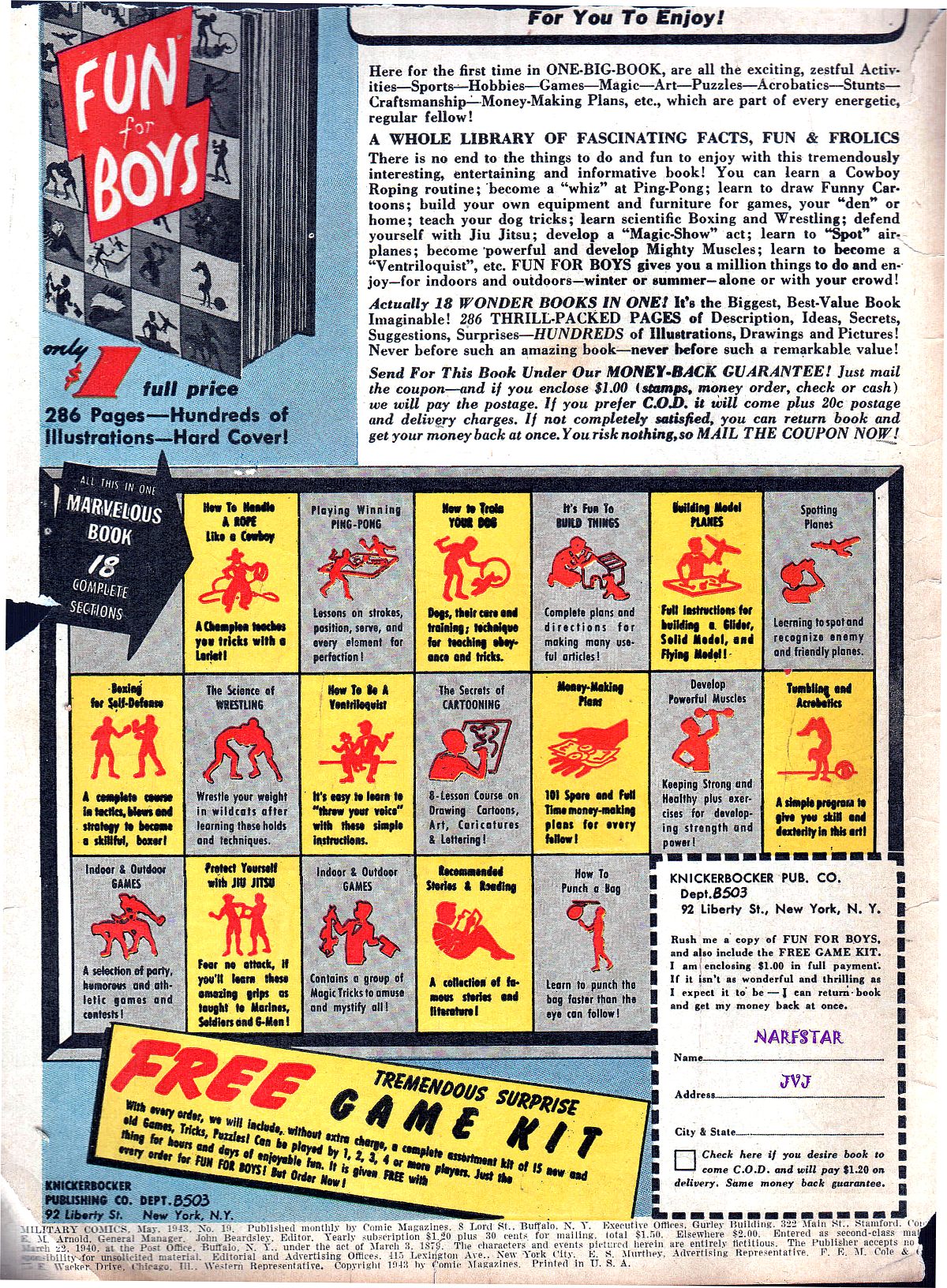 Military Comics #19 (Quality Comics), page 2. Public domain (US).