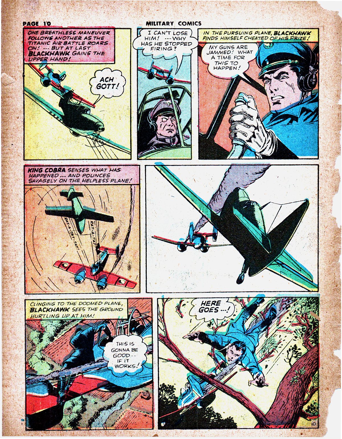 Military Comics #19 (Quality Comics), page 12. Public domain (US).