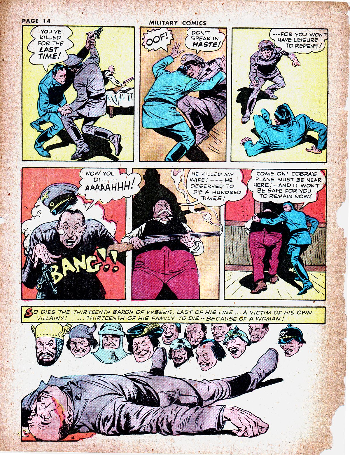 Military Comics #19 (Quality Comics), page 16. Public domain (US).