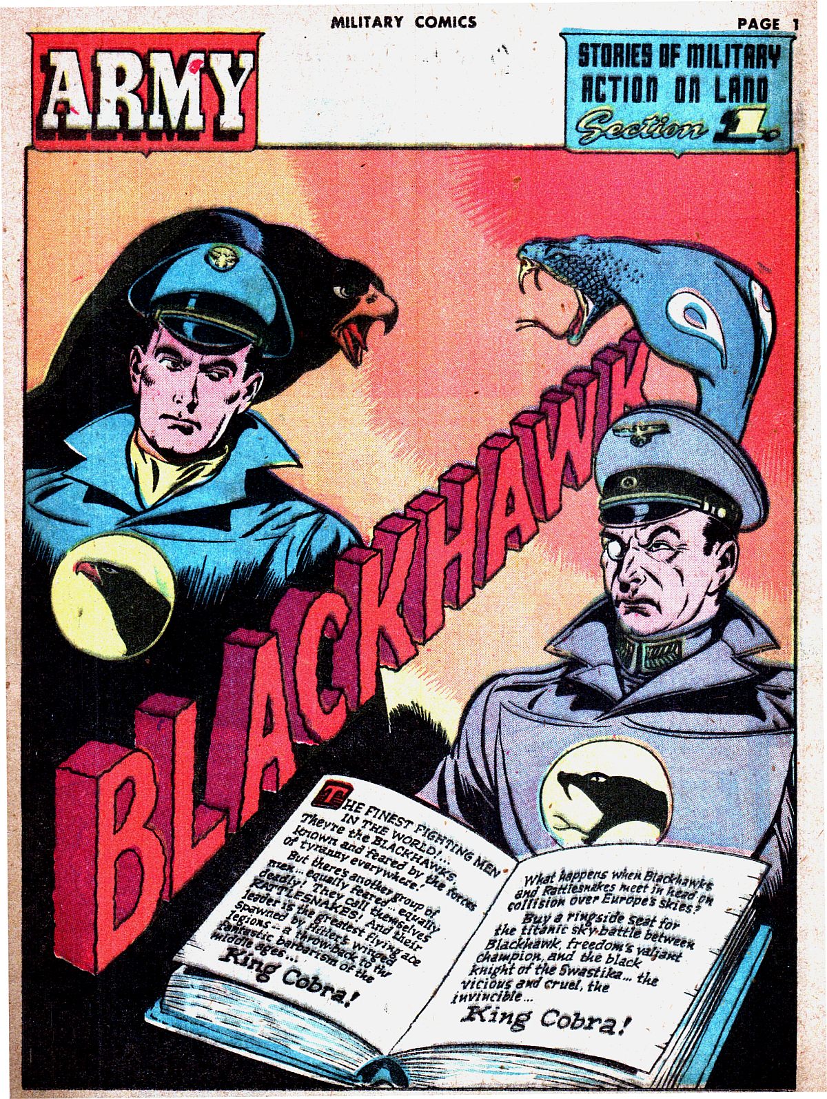 Military Comics #19 (Quality Comics), page 3. Public domain (US).