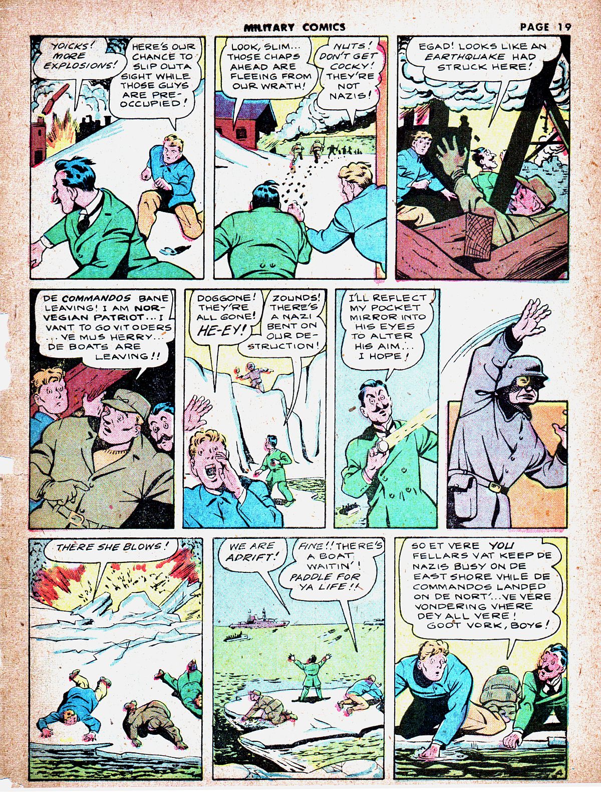 Military Comics #19 (Quality Comics), page 21. Public domain (US).
