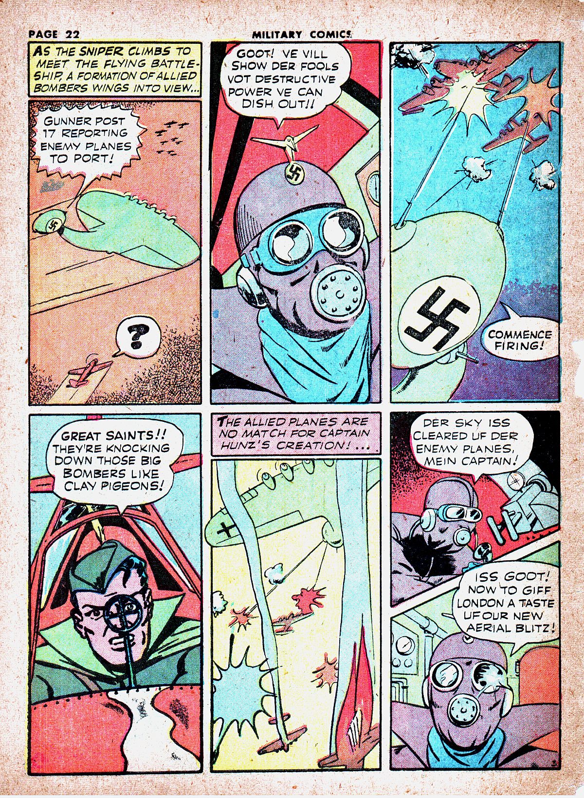 Military Comics #19 (Quality Comics), page 24. Public domain (US).