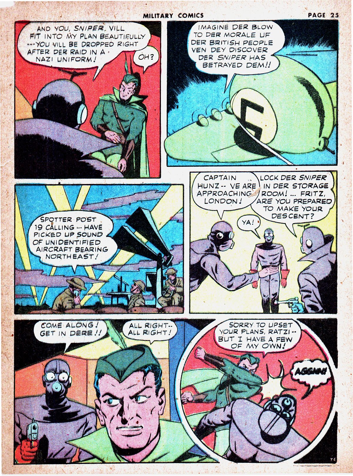 Military Comics #19 (Quality Comics), page 27. Public domain (US).