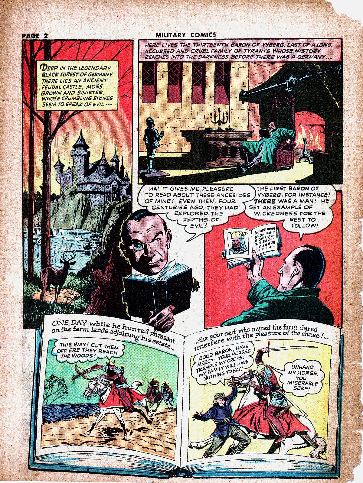Military Comics #19 (Quality Comics), page 4. Public domain (US).