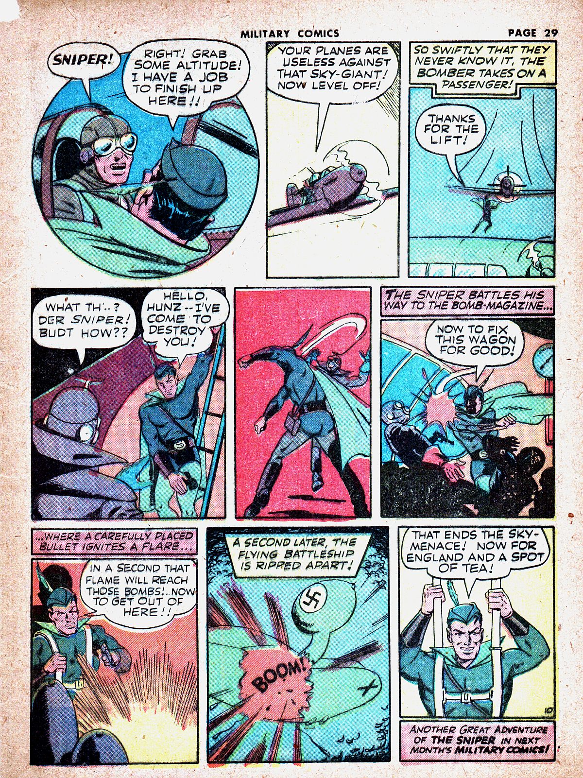 Military Comics #19 (Quality Comics), page 31. Public domain (US).