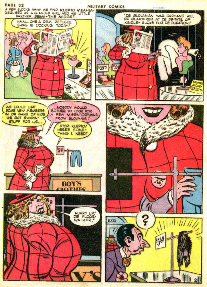 Military Comics #19 (Quality Comics), page 34. Public domain (US).